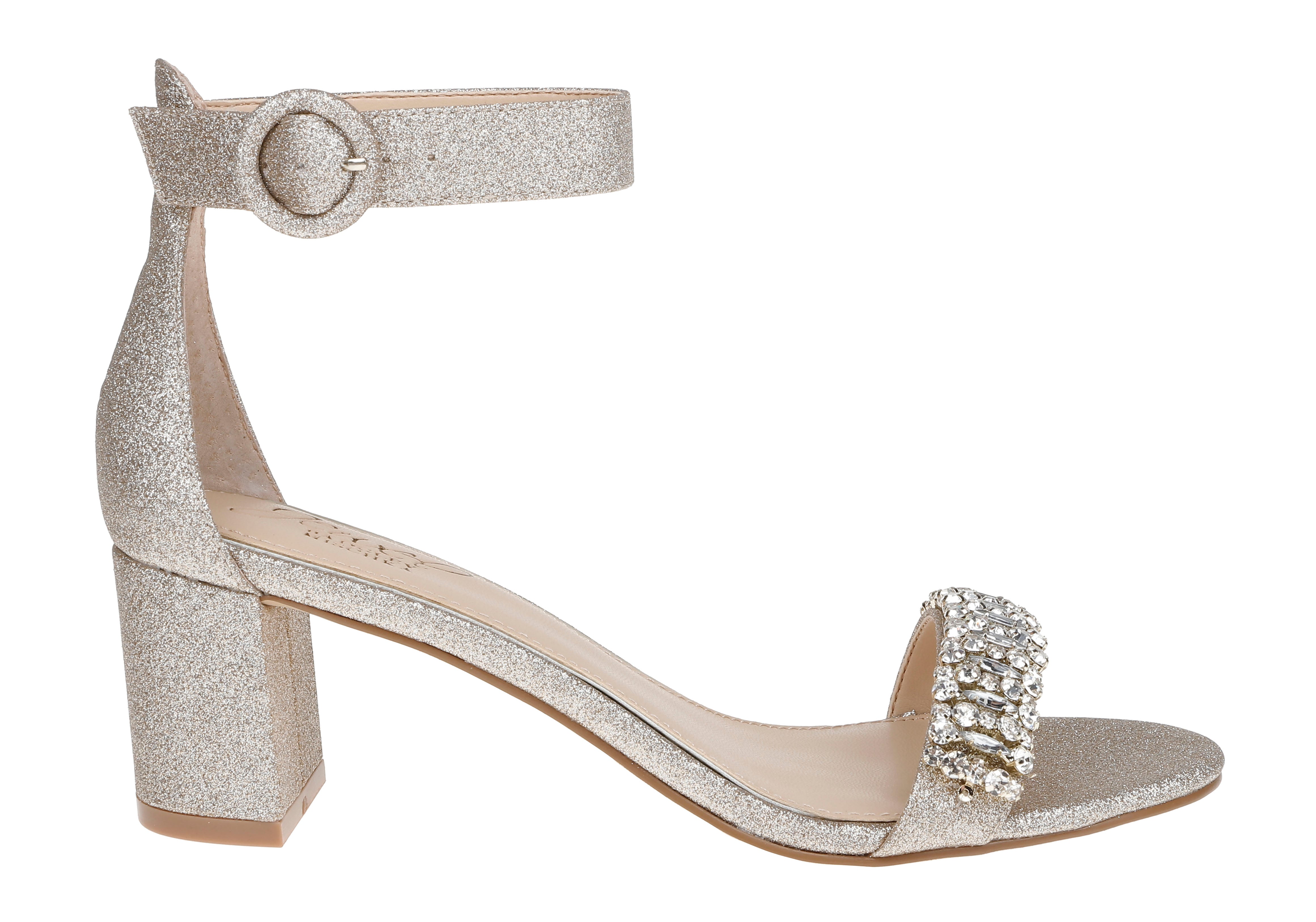  Jewel Badgley Mischka James Sandal - Silver - Bonton