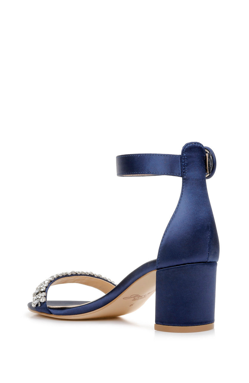  Jewel Badgley Mischka James Sandal - Navy - Bonton