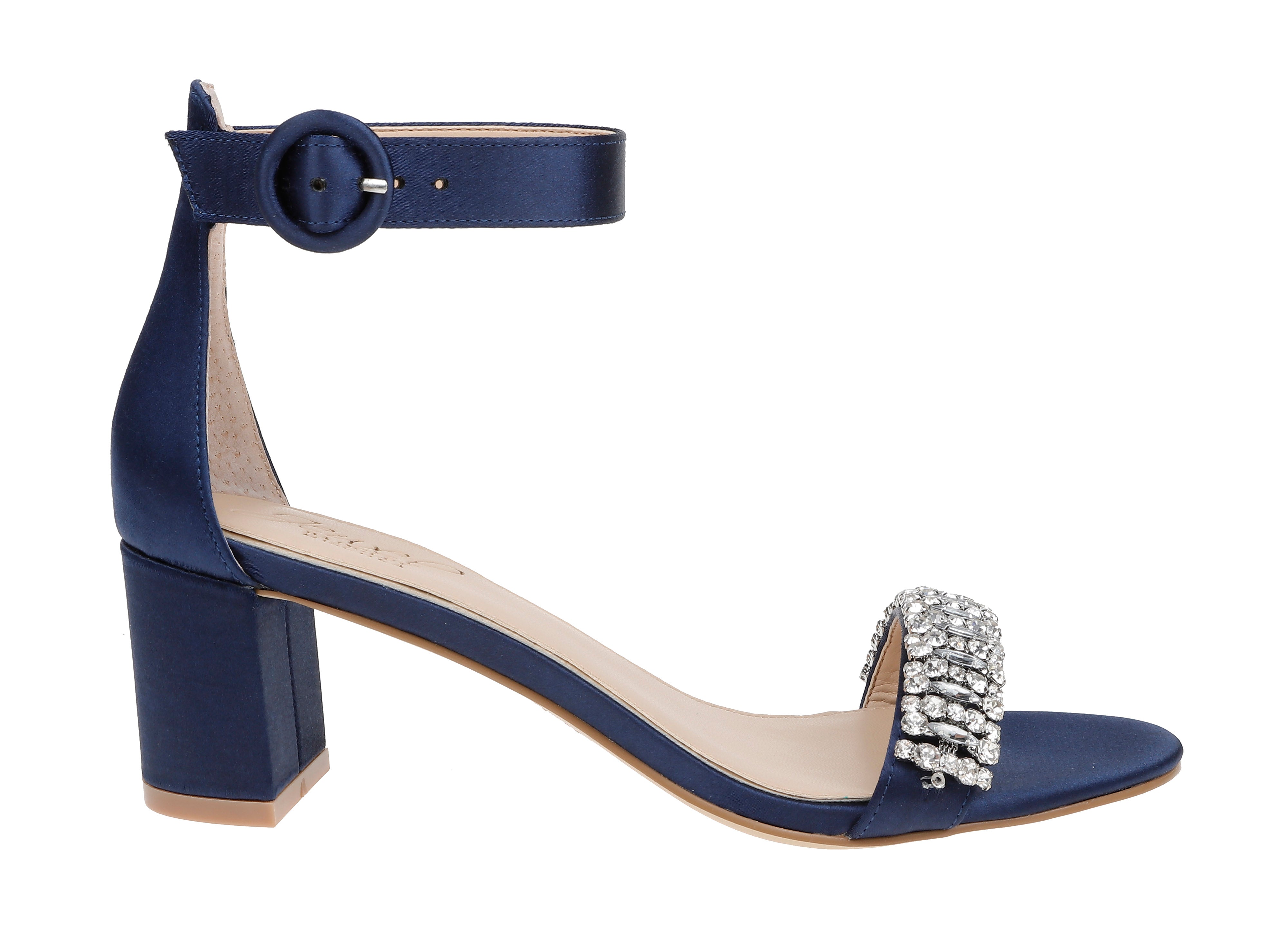  Jewel Badgley Mischka James Sandal - Navy - Bonton