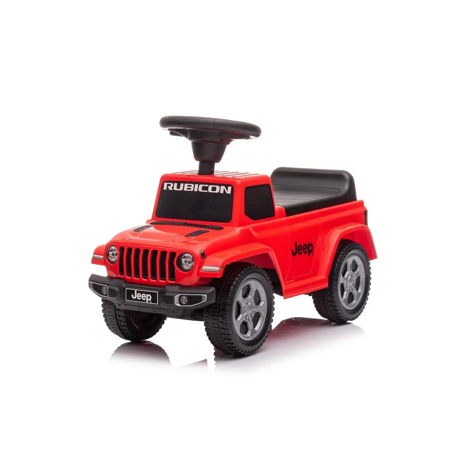  Freddo Jeep Rubicon Foot to Floor Ride-on for Toddlers - Red - Bonton