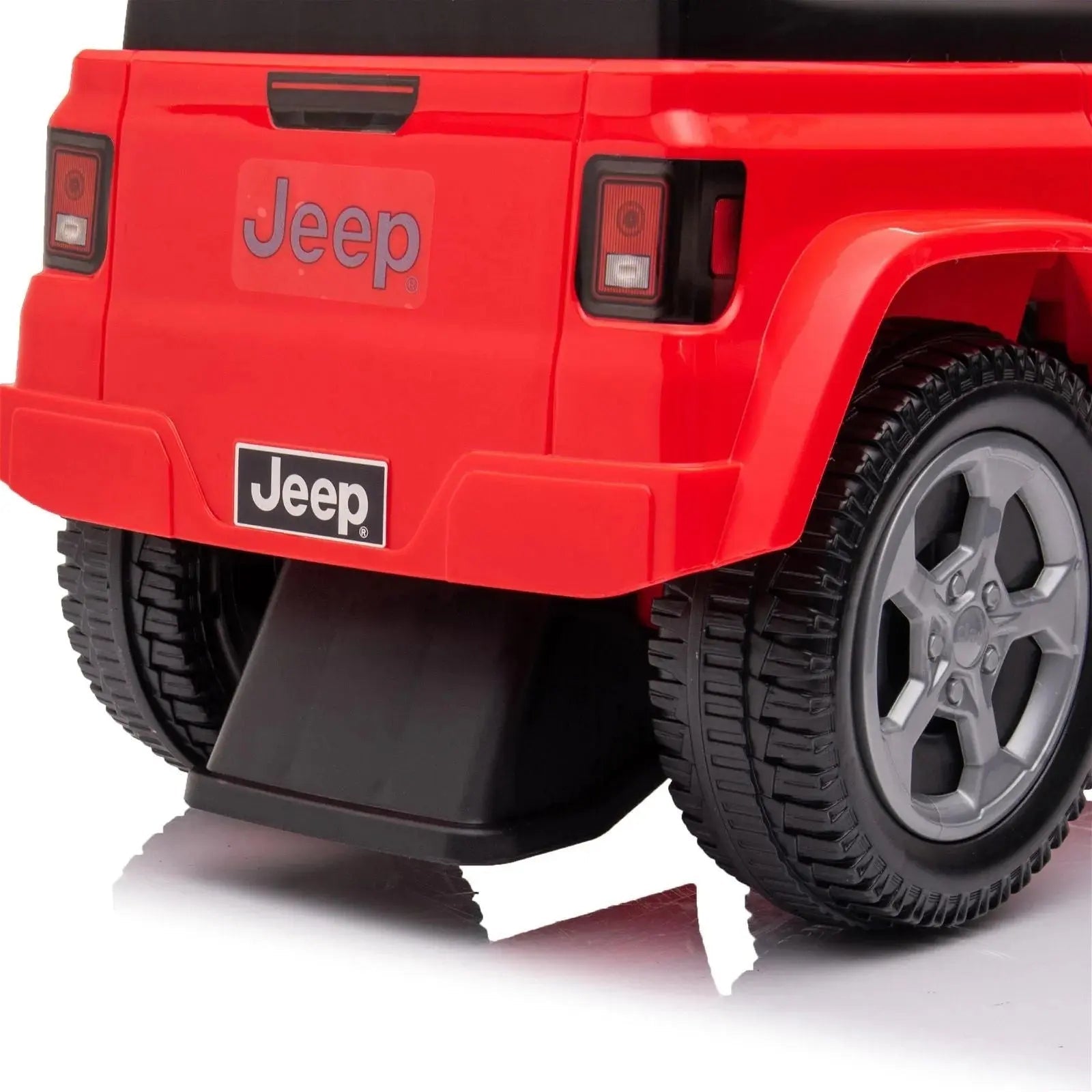  Freddo Jeep Rubicon Foot to Floor Ride-on for Toddlers - Red - Bonton