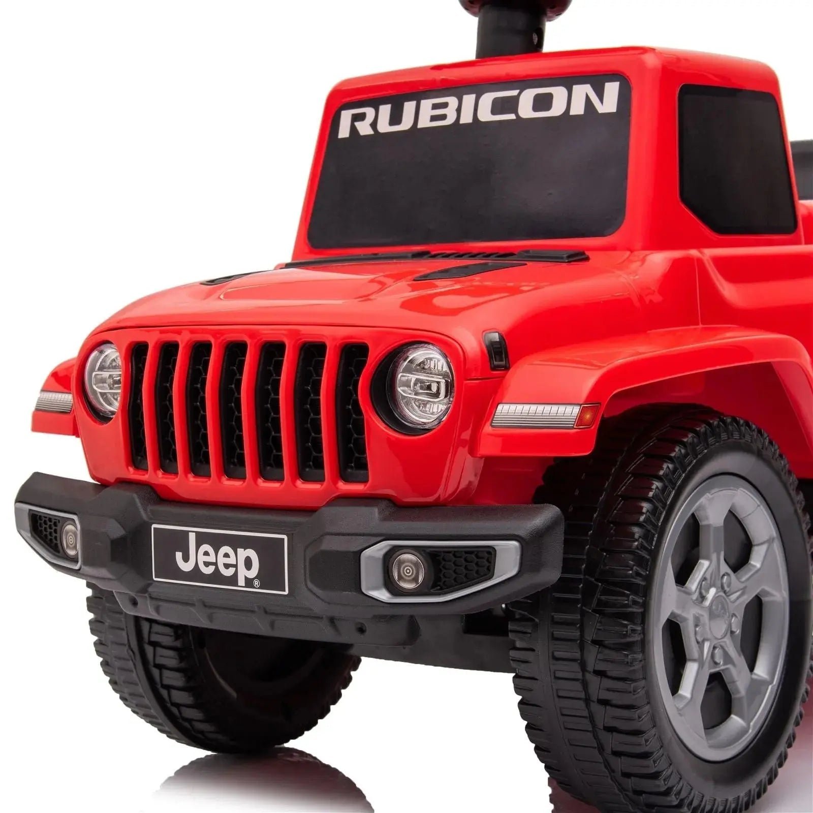  Freddo Jeep Rubicon Foot to Floor Ride-on for Toddlers - Red - Bonton