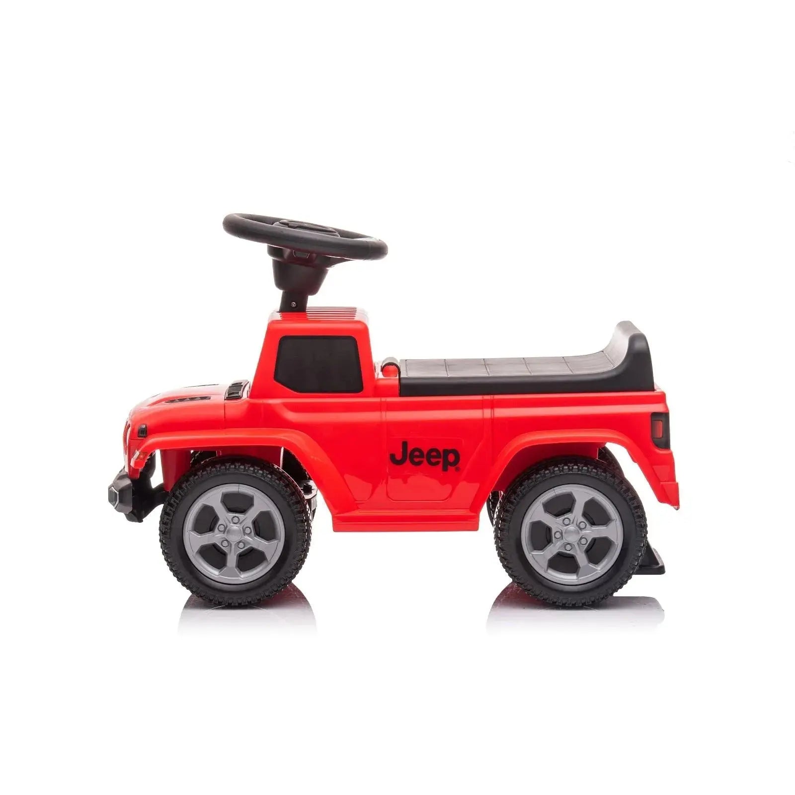  Freddo Jeep Rubicon Foot to Floor Ride-on for Toddlers - Red - Bonton