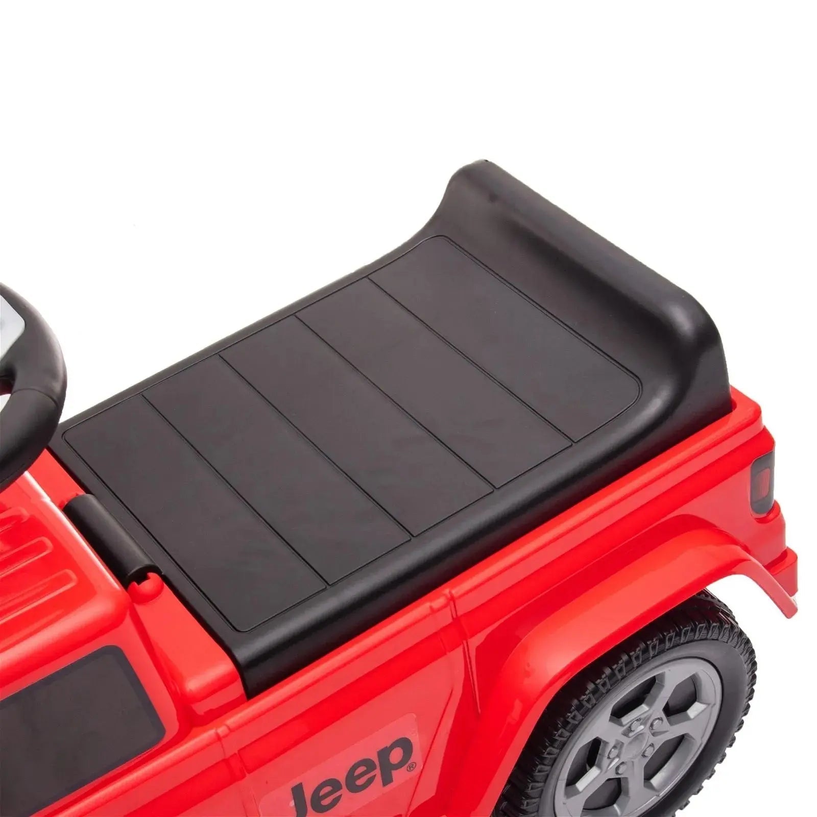  Freddo Jeep Rubicon Foot to Floor Ride-on for Toddlers - Red - Bonton