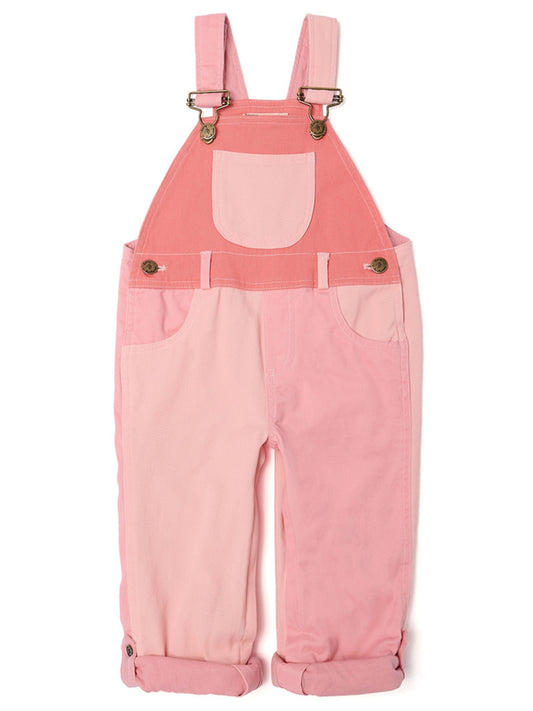 Tonal Colourblock Overalls