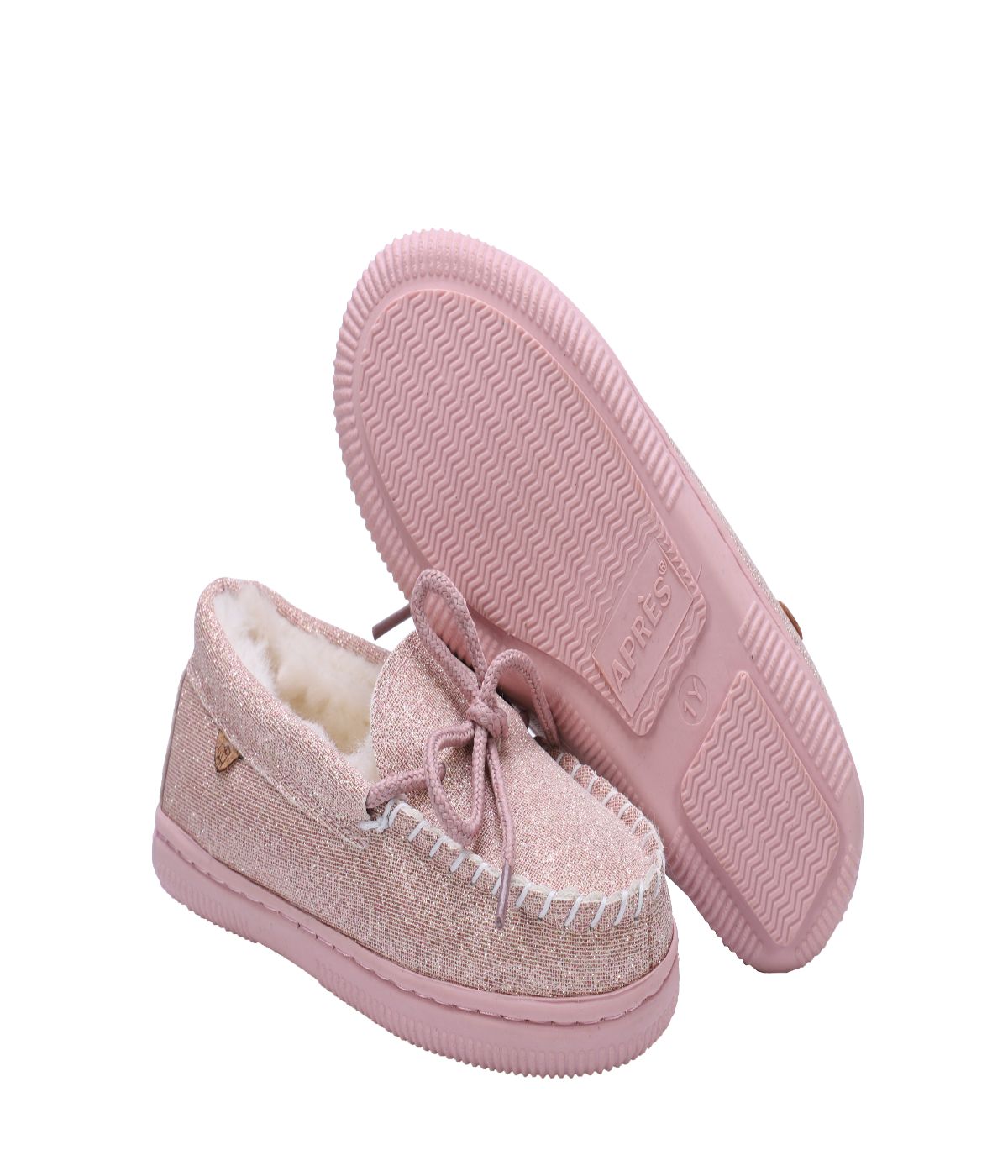  Lamo Classic Kids Moc - Pink Glitter - Bonton