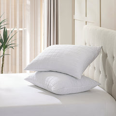 Shredded Memory Foam Pillow with Removable Cover Set of 2