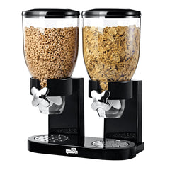 Double Cereal Dispenser with Portion Control