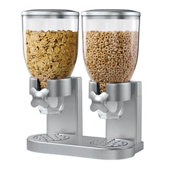 Double Cereal Dispenser with Portion Control