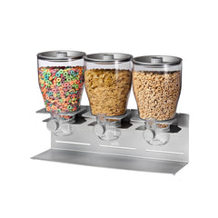 Triple Canister Commercial Cereal Dispenser