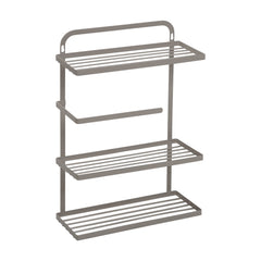 Steel Spice Rack with Paper Towel Holder