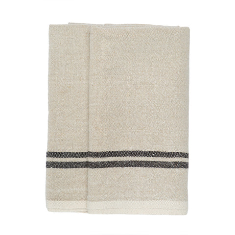 Vintage Linen Towels, Set of 2