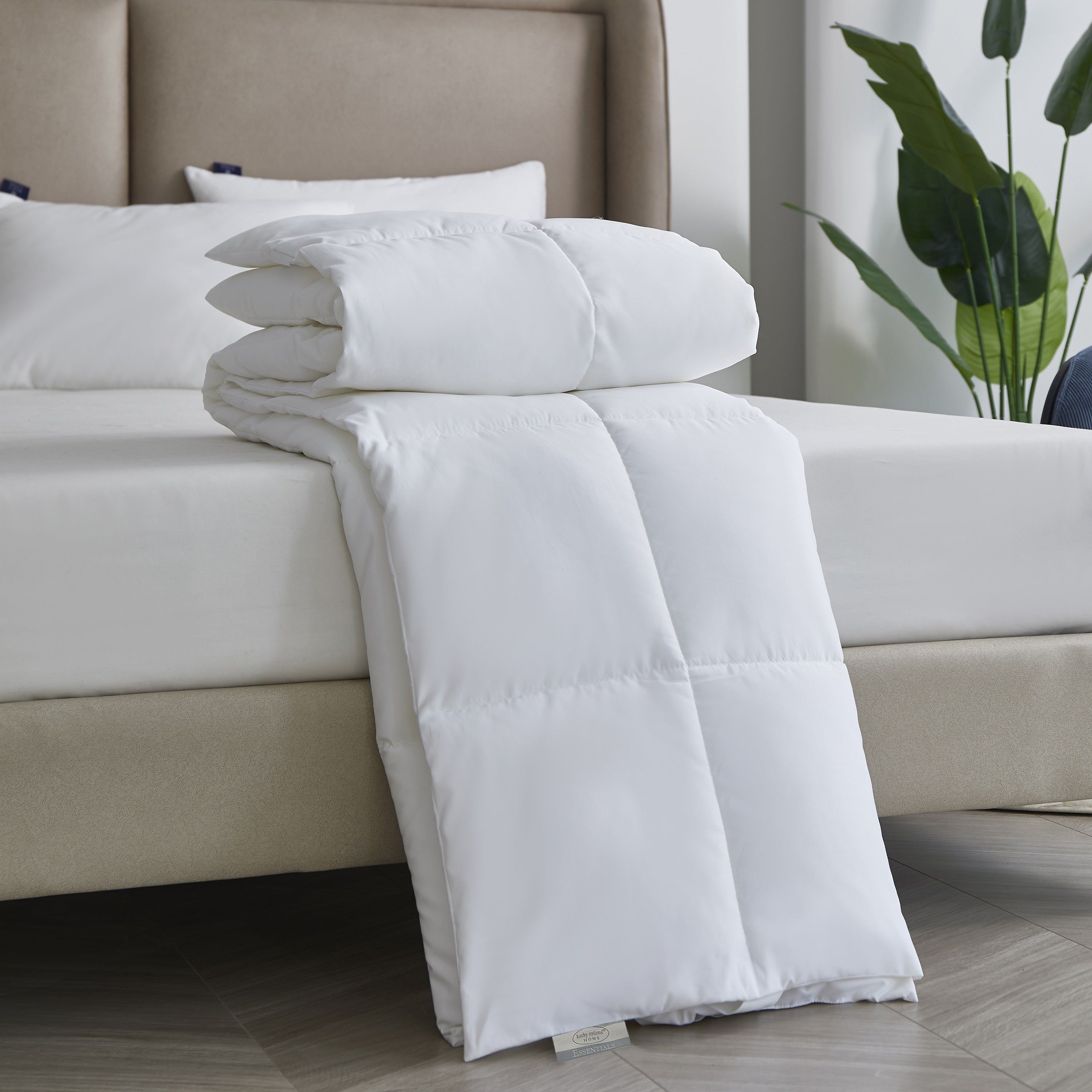  Kathy Ireland All Seasons Lyocell/Polyester Filled Mattress Pad - White - Bonton