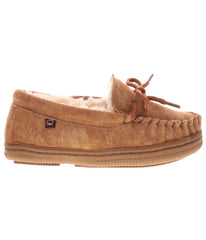 Classic Kids Moc with suede upper and fur lining Chestnut