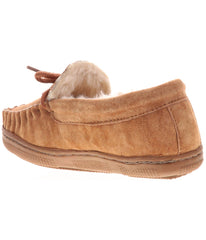 Classic Kids Moc with suede upper and fur lining Chestnut