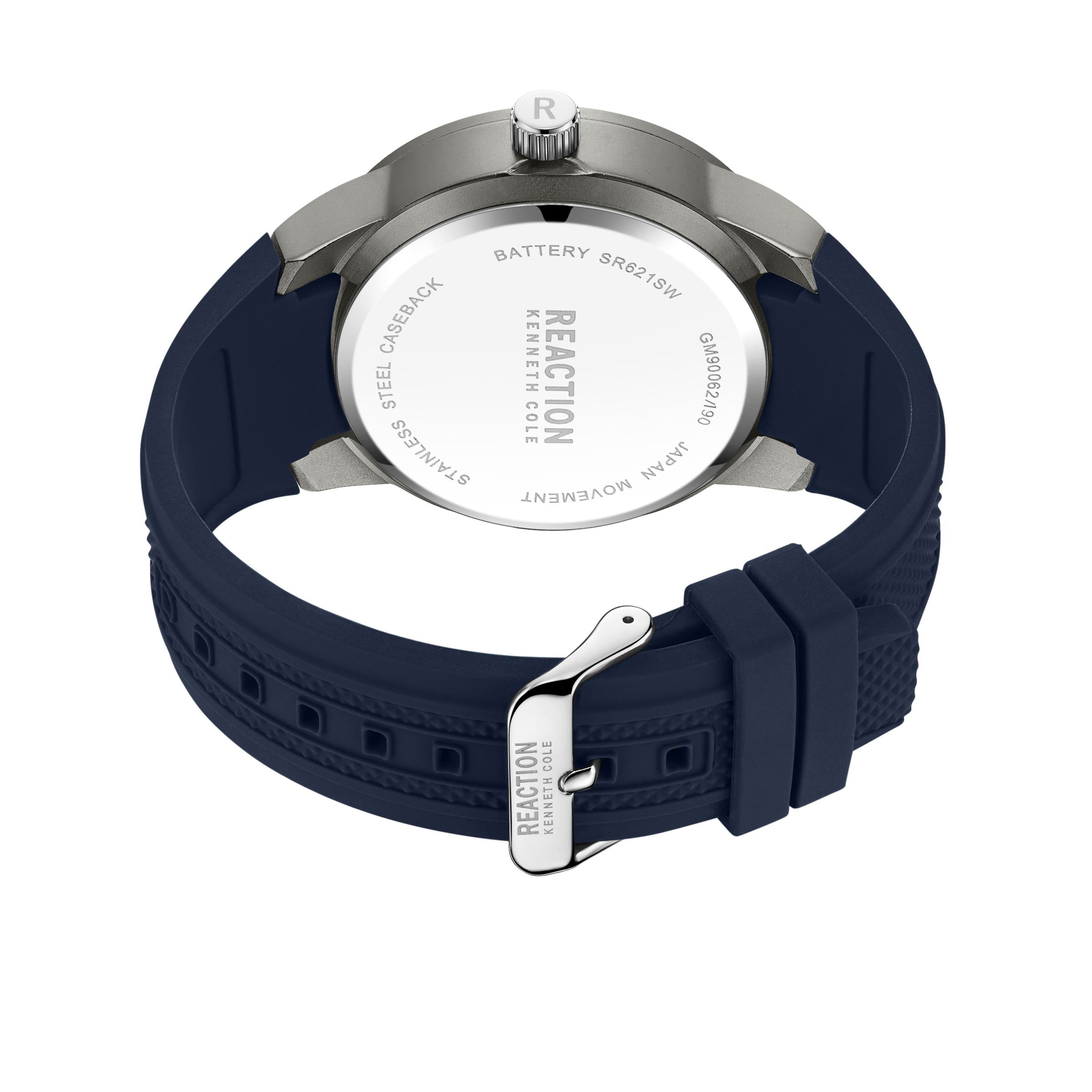  Reaction by Kenneth Cole Classic Mens Watch - Blue - Bonton