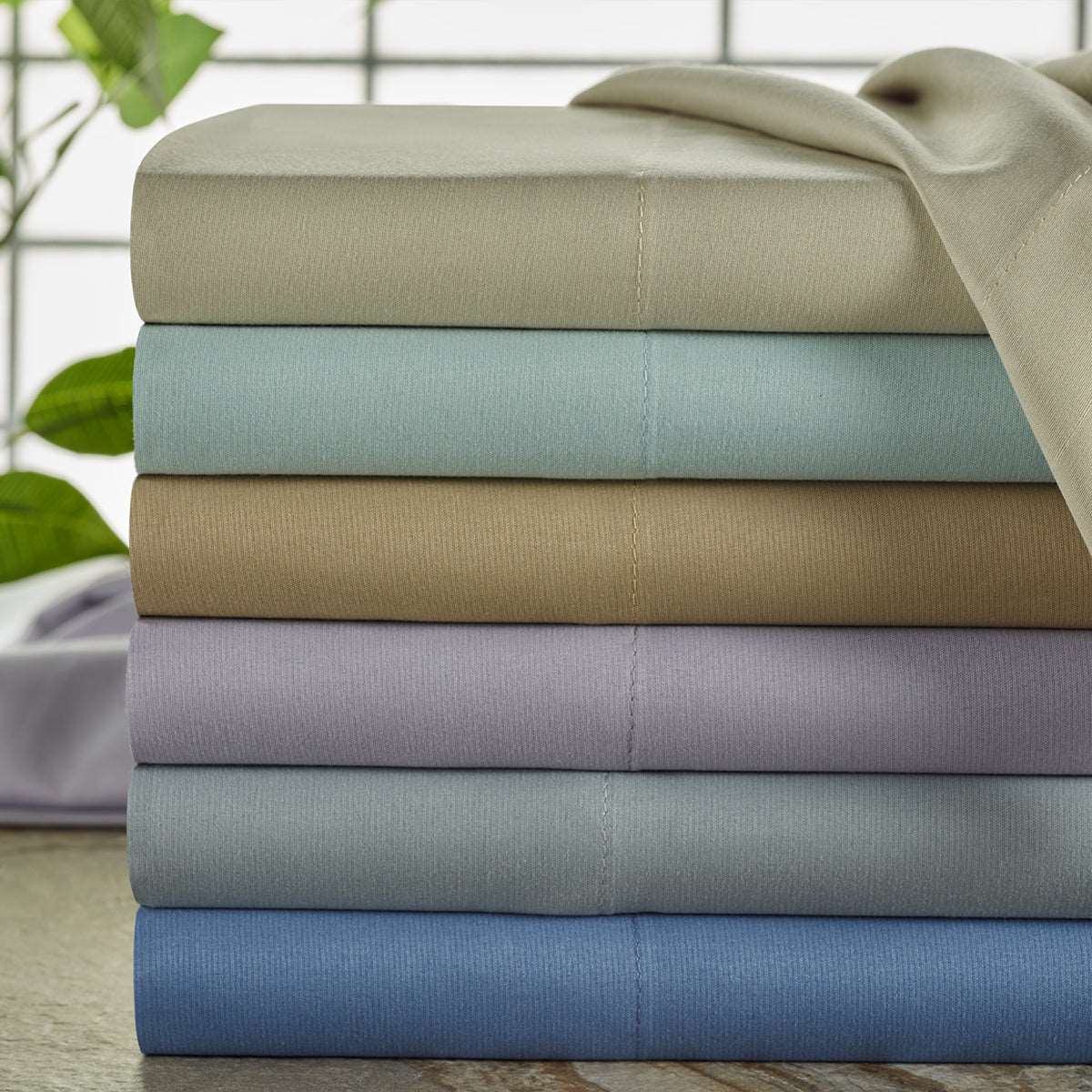  Kathy Ireland Home Kathy Ireland 6-Piece Microfiber Ultra Soft Sheet Set - Full - Bonton