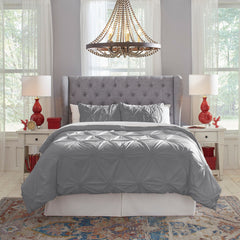 Pintuck Luxury Knotted Duvet Sets