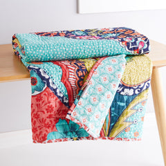 Jules Reversible Quilted Throw