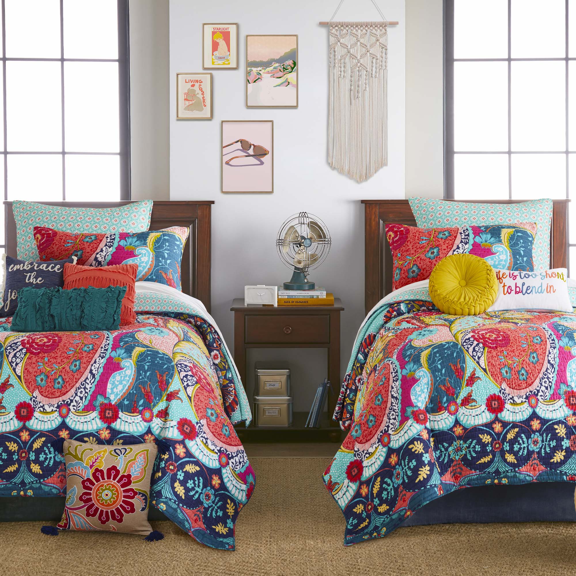  Levtex Home Jules Reversible Quilt Set - Multi - Bonton