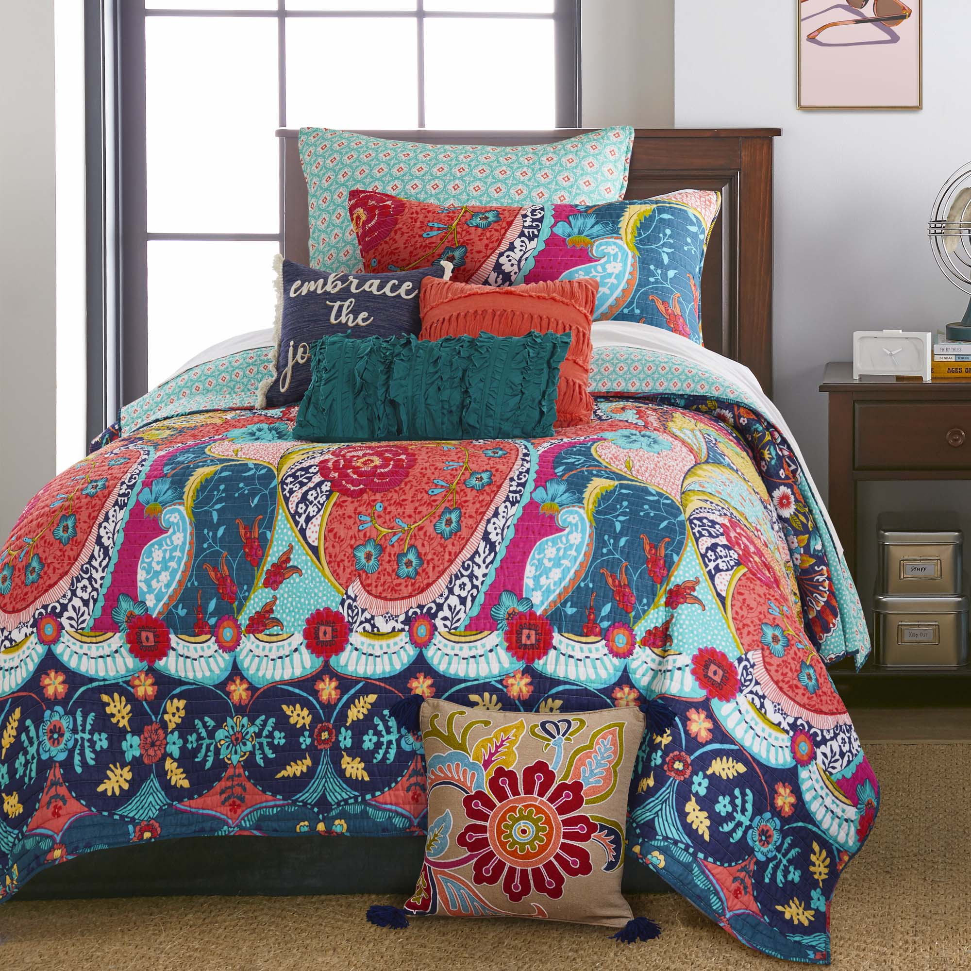  Levtex Home Jules Reversible Quilt Set - Multi - Bonton