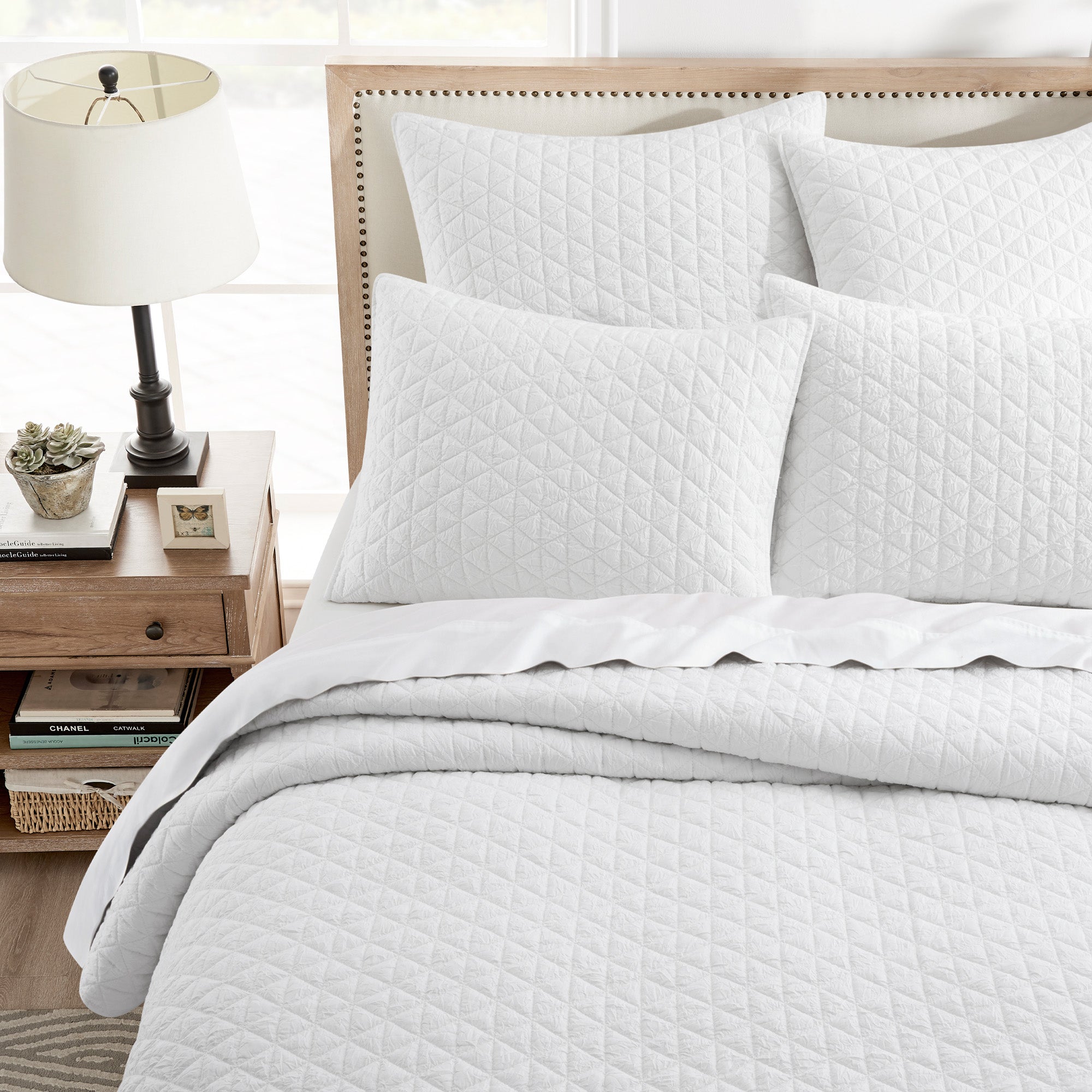  Levtex Home Rowan Quilt Set - White - Bonton