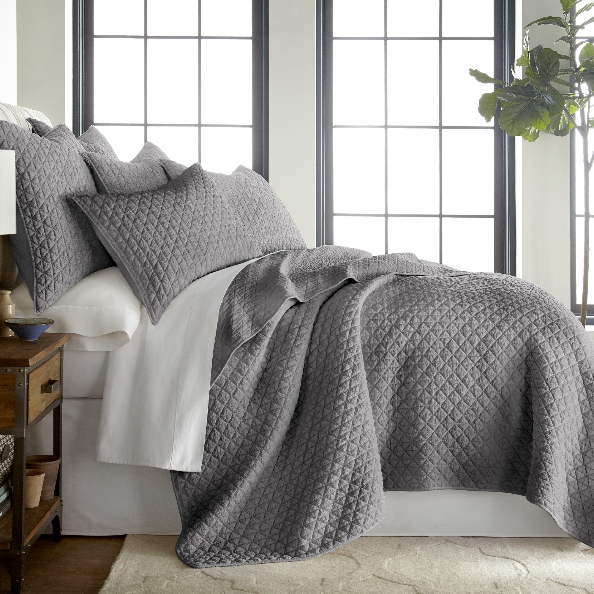  Levtex Home Rowan Quilt Set - Tan - Bonton