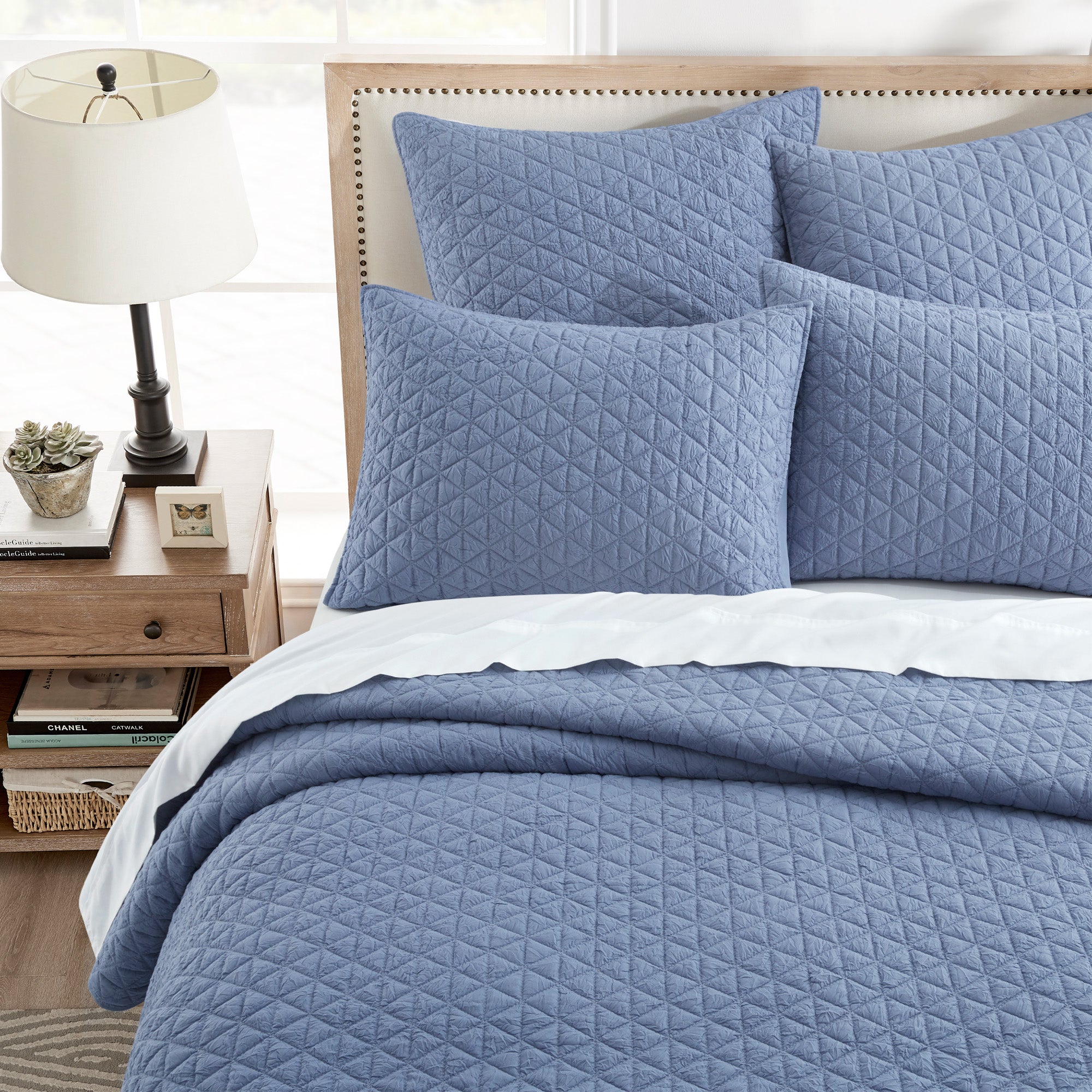  Levtex Home Rowan Quilt Set - Blue - Bonton