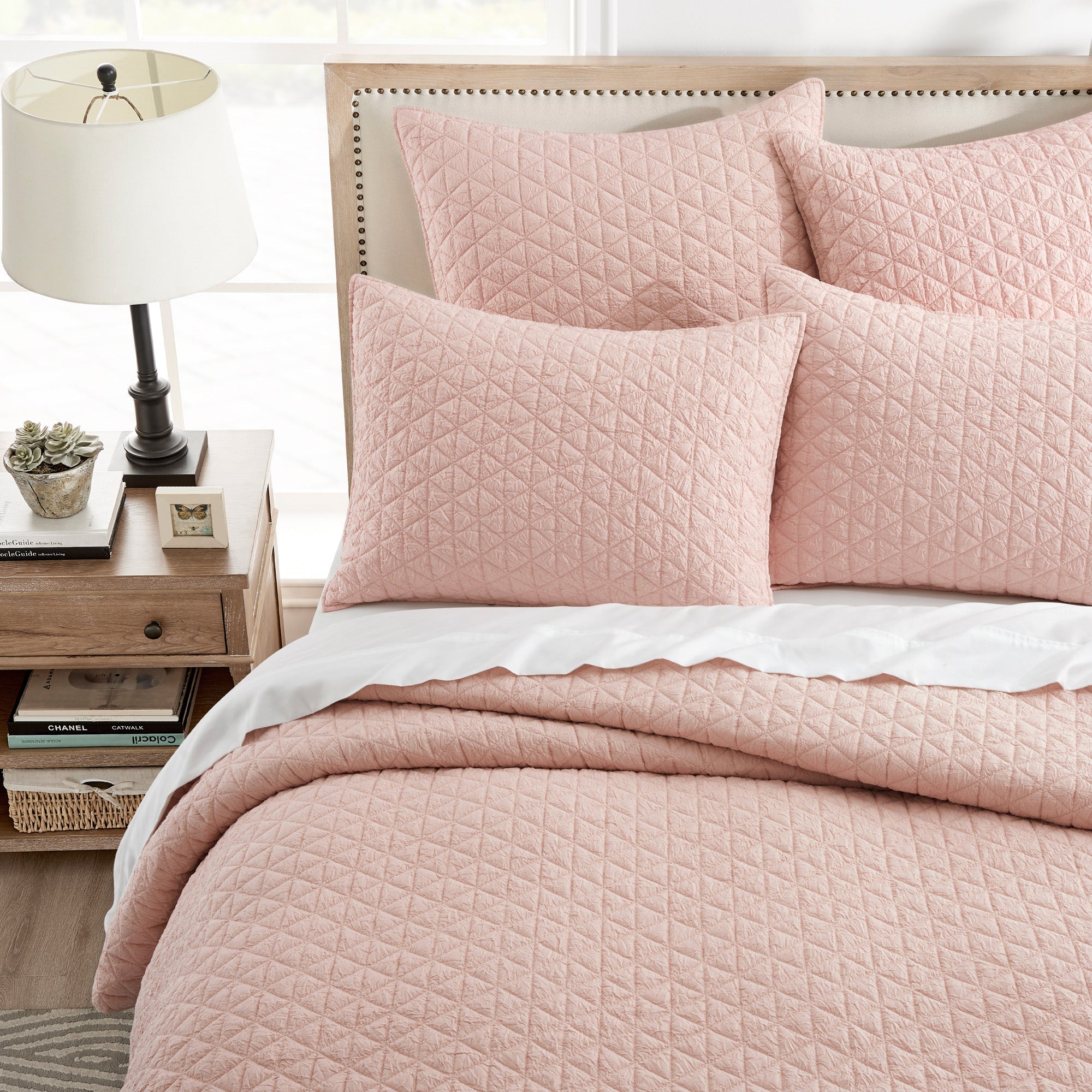  Levtex Home Rowan Quilt Set - Pink - Bonton