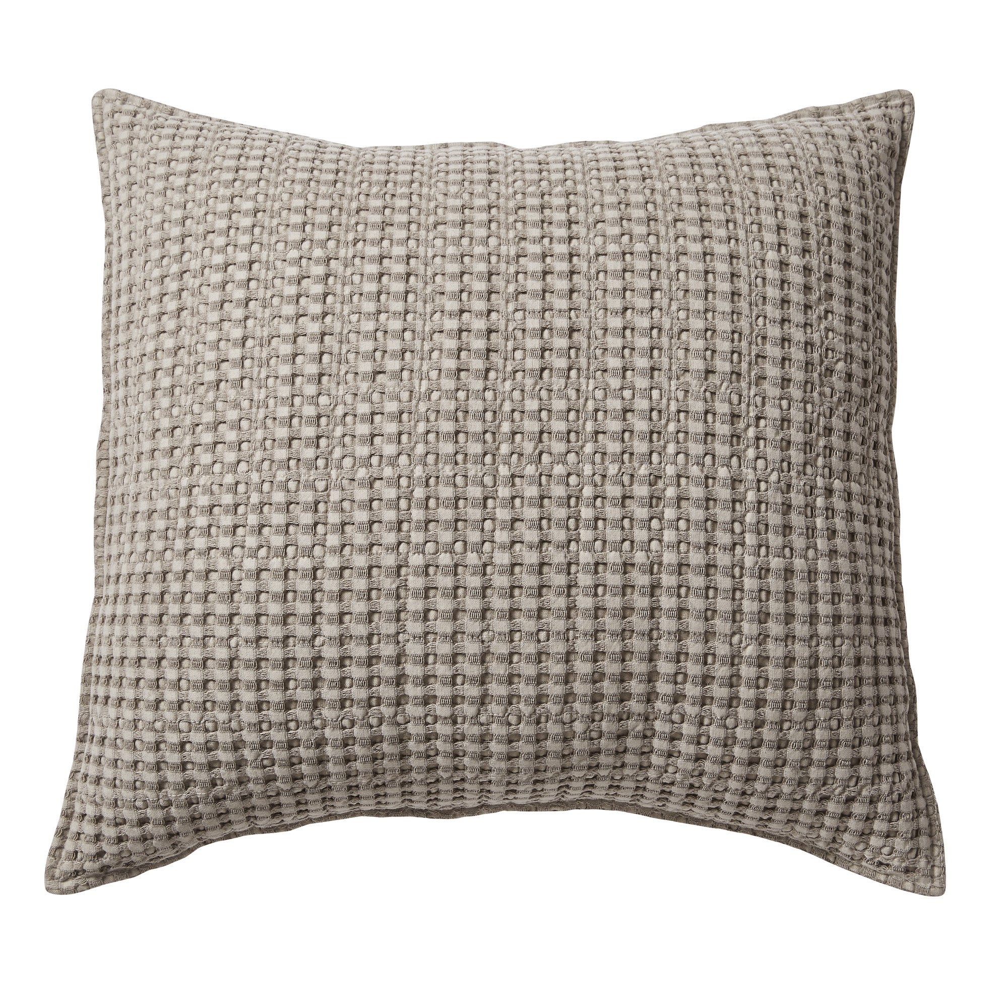  Levtex Home Mills Waffle Square Pillow Clay - Clay - Bonton