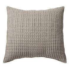 Mills Waffle Square Pillow Clay