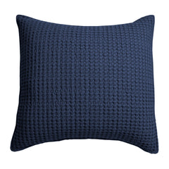 Mills Waffle Square Pillow Grey