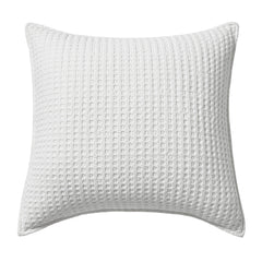 Mills Waffle Square Pillow Navy