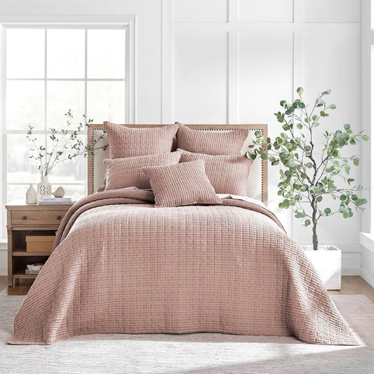 Mills Waffle Bedspread Set