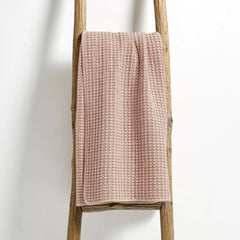 Mills Waffle Quilted Throw Grey