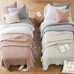 Mills Waffle Quilt Set Taupe