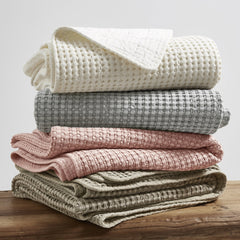 Mills Waffle Quilt Set Taupe