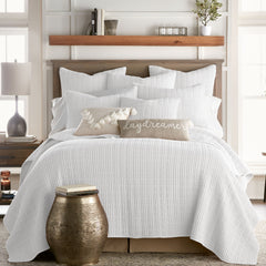 Mills Waffle Square Pillow Taupe