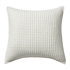 Mills Waffle Square Pillow Yellow