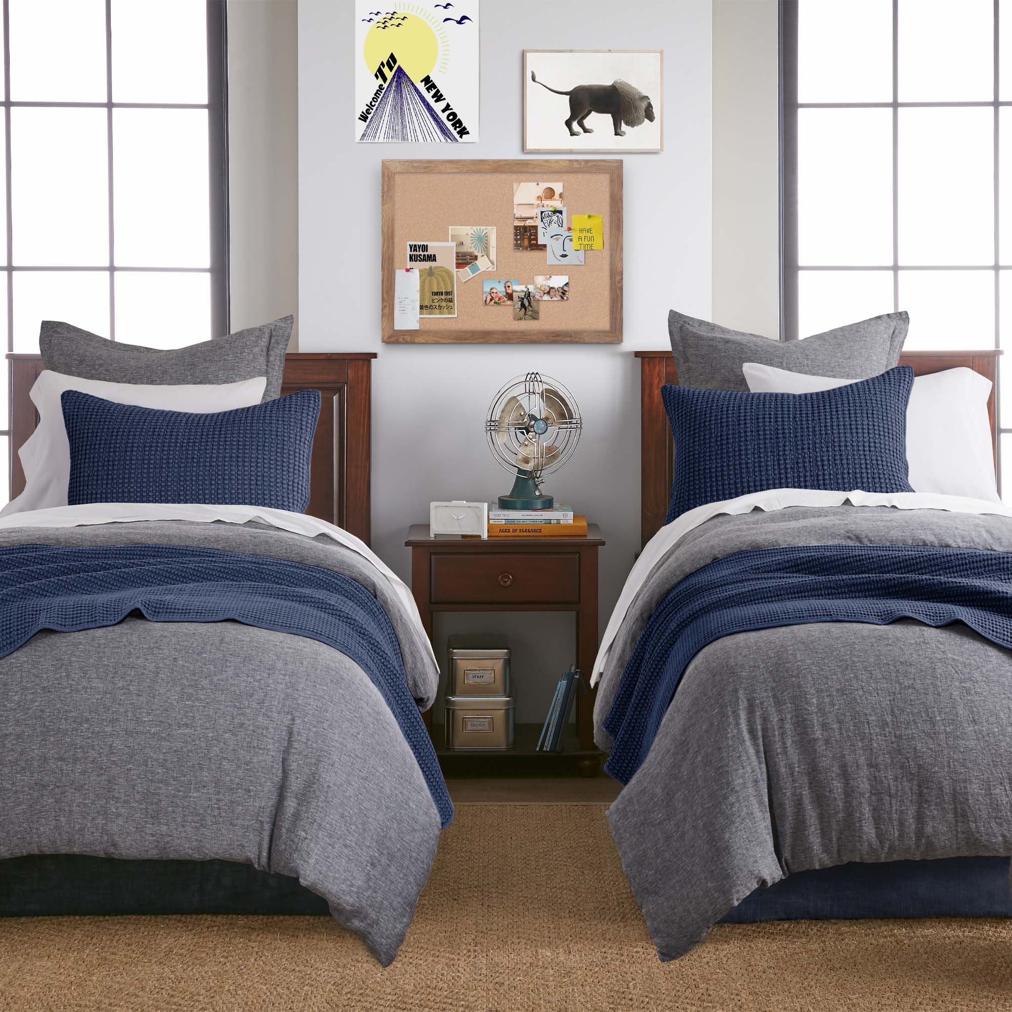  Levtex Home Mills Waffle Quilt Set Taupe - Taupe - Bonton