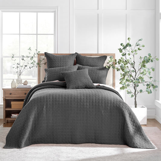 Mills Waffle Bedspread Set