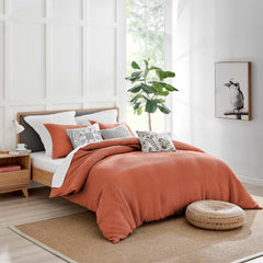 Mills Waffle Duvet Set