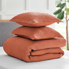 Mills Waffle Duvet Set