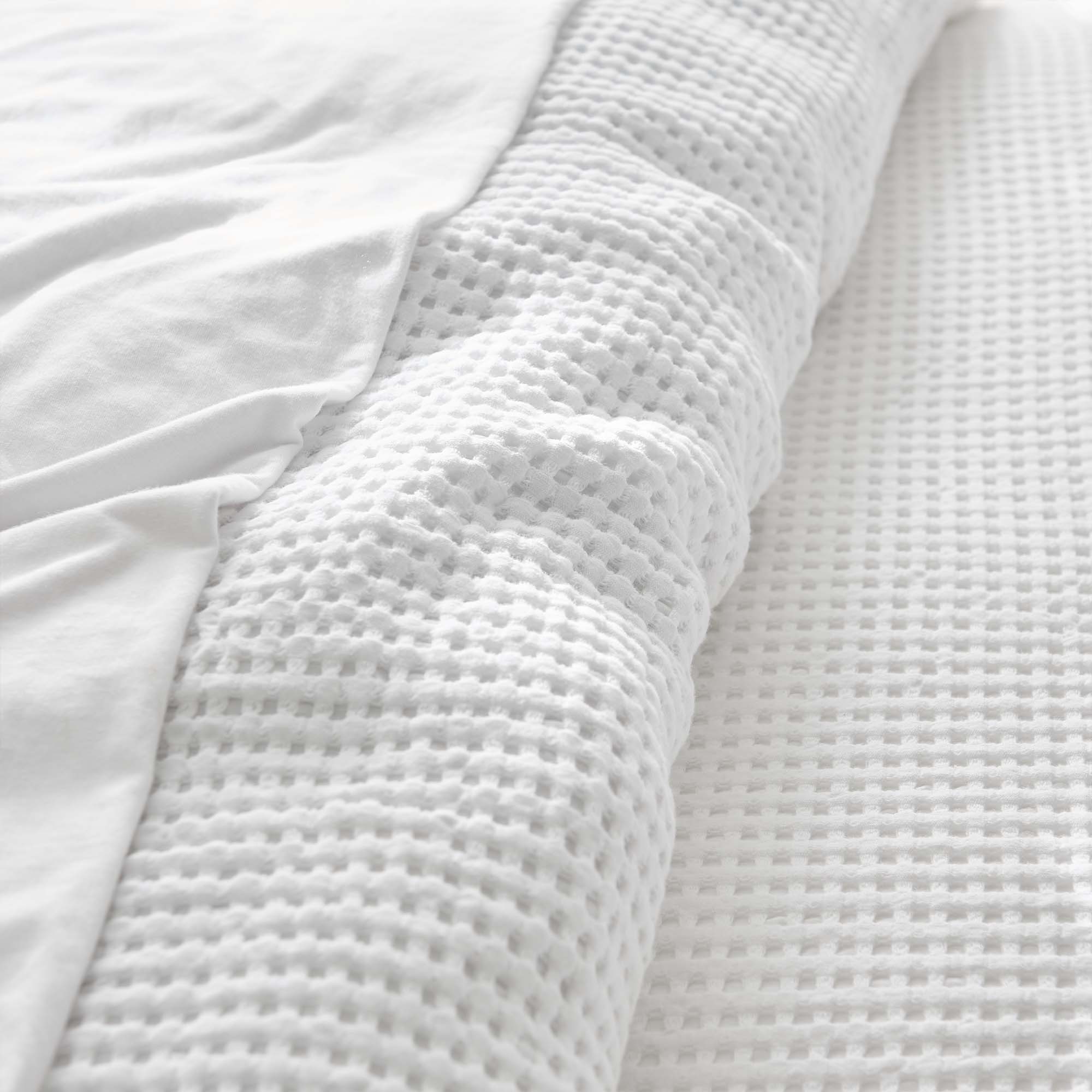  Levtex Home Mills Waffle Duvet Set - White - Bonton