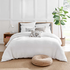 Mills Waffle Duvet Set