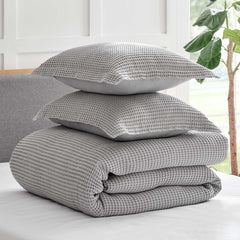 Mills Waffle Duvet Set