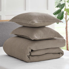 Mills Waffle Duvet Set