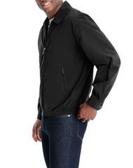 Light Weight Zip Front Golf Jacket Black