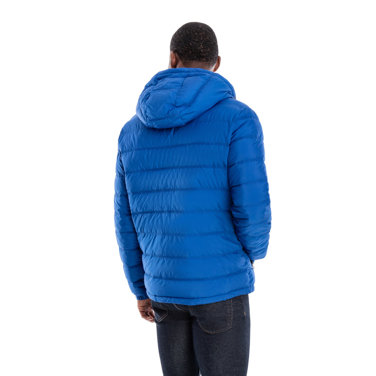 Qulited Hooded Packable Puffer Royal