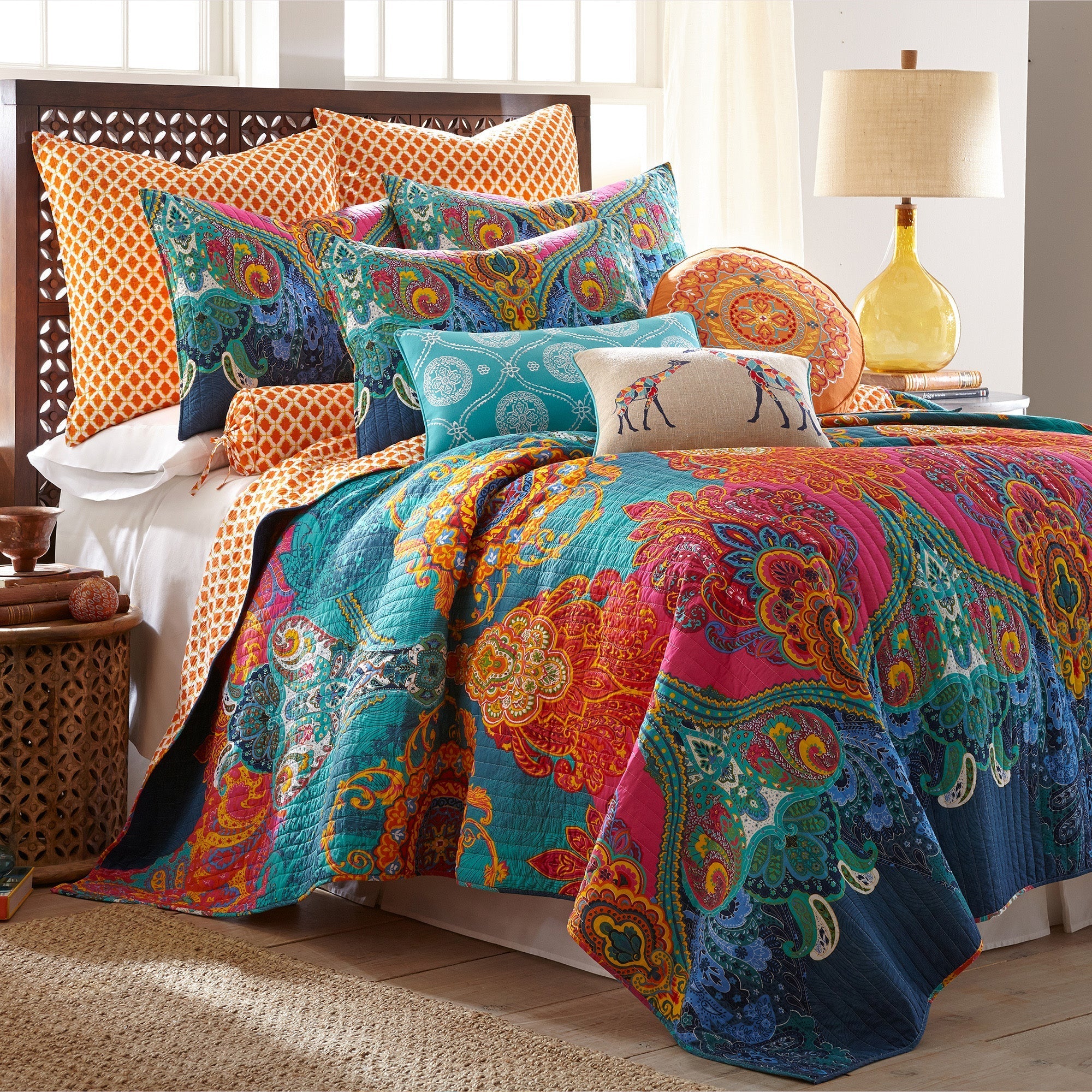  Levtex Home Mackenzie Reversible Quilt Set - Multi - Bonton